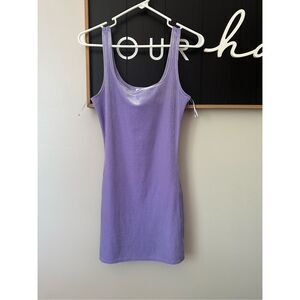 Superdown Revolve Jenny Square Neck Dress Lavender